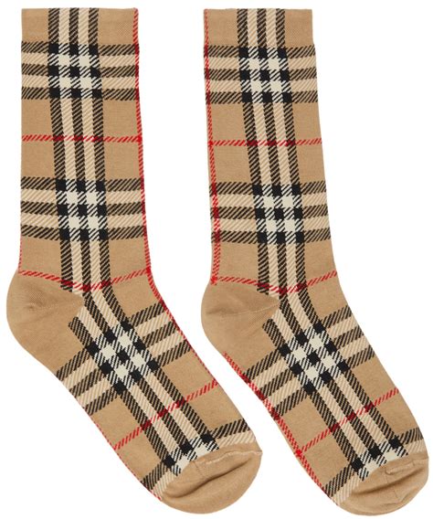 burberry socks mens|burberry check intarsia socks.